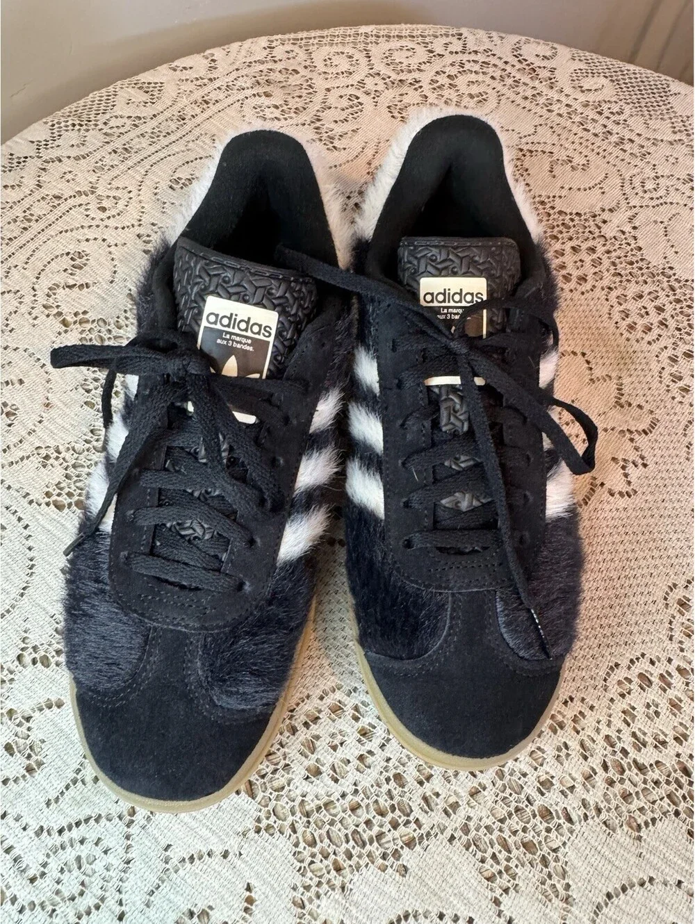 platform sneakers adidas women's gazelle black